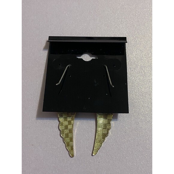 Angel Wing Drop Earrings Cloisonne Enamel Dangle White Red Green - Picture 8 of 9